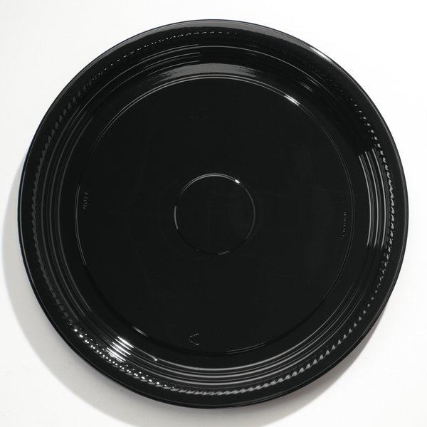 Wna Caterline Casuals Thermoformed Platters, PET, Black, 16" Dia., PK25 WNA A516PBL
